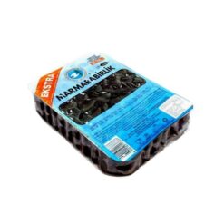 MARMARA BIRLIK Svart Oliven Med Stein Extra Vakum 800 g