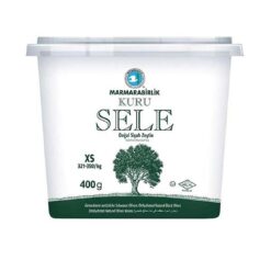 MARMARA BIRLIK Kuru Sele Svart Oliven Med Stein 321-350 XS 400 g