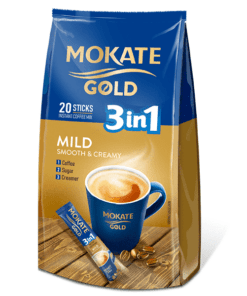 MOKATE GOLD Mild Kremy 3 in 1 Kaffe 20sticks