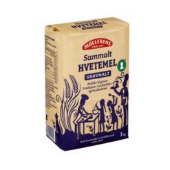 MØLLERENS Sammalt Hvetemel Grovmalt 1 Kg