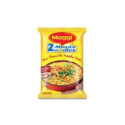 Opplev de rike og aromatiske smakene til Maggi Masala Noodles, en elsket klassiker som har gledet smaksløkene i flere tiår. Perfekt praktisk for et raskt måltid eller mellommåltid, disse nudlene er tilsatt en unik blanding av krydder og urter, og skaper en symfoni av smaker i hver bit. Laget med ingredienser av høy kvalitet, Maggi Masala Noodles tilbyr en harmonisk balanse mellom krydder og syrlighet, noe som gjør dem til en favoritt blant nudelentusiaster i alle aldre. Enten du har lyst på en velsmakende godbit på en regnværsdag eller trenger et tilfredsstillende måltid mens du er på farten, er Maggi Masala Nudler ditt beste valg. Bare kok disse instantnudlene, tilsett den aromatiske masala-krydderblandingen, og nyt en rykende varm bolle som frakter deg til de travle gatene i India. Omfavn den raske og deilige verdenen til Maggi Masala Nudler og nyt en smak som virkelig er uforglemmelig.