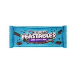 Er du klar for en smaksopplevelse utenom det vanlige? Mr. Beast Feastables Mørk Sjokoladebar er her for å tilfredsstille ditt behov for noe ekstra godt. Med sine 60 gram med ren nytelse, er denne sjokoladeplaten importert direkte fra USA og klar til å erobre smaksløkene dine. Denne mørke sjokoladen er ikke bare en fryd for ganen, men også for øyet. Pakket i en fengende turkis innpakning, lover den intense sjokoladesmak i hver bit. Med et design som er spennende som innholdet, skiller Mr. Beast Feastables seg ut i godterihyllen. Hver sjokoladebit er preget med et unikt Mr. Beast-stempel, noe som gjør hver spiseopplevelse litt mer spesielt. Enten du er en sjokoladeentusiast eller bare trenger en søt pause i hverdagen, er Mr. Beast Feastables det perfekte valget. Ikke nøl med å dykke ned i en verden av dypt, rikt og velsmakende mørk sjokolade som smelter på tungen. La Mr. Beast Feastables bli din nye go-to for koselige kvelder, energiboost i løpet av dagen eller som en flott ga til en venn som fortjener noe ekstra godt.