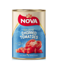 Hakkede tomater har en myk tekstur. De er hentet fra utvalgte tomater, kuttet i terninger og blandet med tomatjuice. De kan brukes til flere retter og egner seg til langkoking.