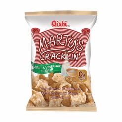 OISHI Martys Cracklin Salt & Vinegar 90 g