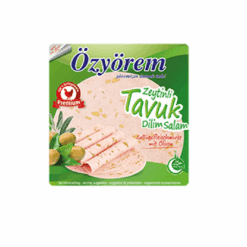 ØZ YØREM Kylling Skivet Salami Pålegg Med Oliven Tavuk salam 200 g
