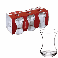 PASABAHCE Slank Te Glass ince belli 6pk