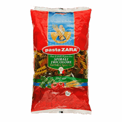 Pasta ZARA Spirali Tricolor No: 573 Pasta 500 g