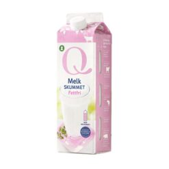 Q-MEIRERIENE MELK skummet fettfri 1 L
