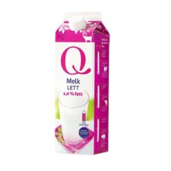 Q-MEIRERIENE lettmelk 1% fett 1.75 ml