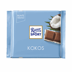 RITTER SPORT Kokos AlpemelkeSjokolade 100 g