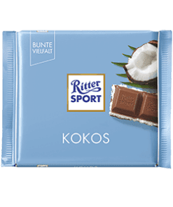 RITTER SPORT Kokos AlpemelkeSjokolade 100 g