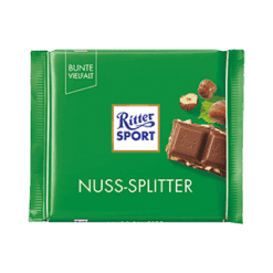 RITTER SPORT Nuss Splitter AlpemelkeSjokolade 100 g