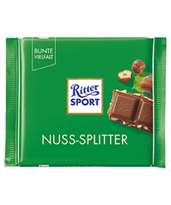 RITTER SPORT Nuss Splitter AlpemelkeSjokolade 100 g