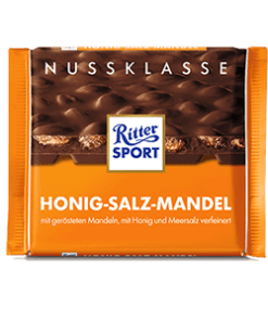RITTER SPORT Salz Mandler AlpemelkeSjokolade 100 g