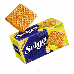 SELGA Citronu Kjeks Med Siron Smak 180 g