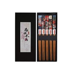 SIX FORTUNE Chopstick Med design 10 pair