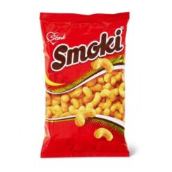 Hvis du vokste opp i en av de tidligere jugoslaviske republikkene eller på Balkan, vil Štark Smoki Puffed Peanut Snacks smake som "hjem" for deg! De er laget med førsteklasses maismel, nybakte peanøtter, vegetabilsk olje og salt.