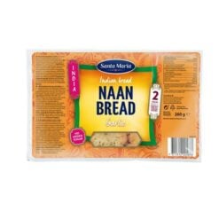 SANTA MARIA Naan Brød Hvitløk Smak 260 g