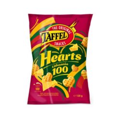 TAFFEL SNACKS Chips Hearts Lithuania 120 g