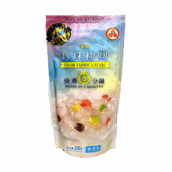 TAPIOCA PEARL Miksed Color Bobba Bubblete Boller 250 g