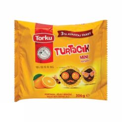 TORKU Turtacik Mini Kjeks Med Appelsin 306 g