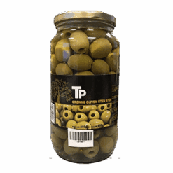 TP Grønn Oliven Med Stein 890 g