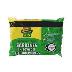 TROPICAL SUN Sardines Soya Olje Hot 106 g