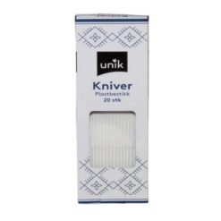 UNIK Engangsbestikk Kniver 20stk