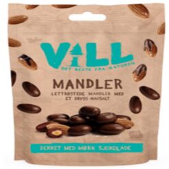 VILL MANDLER Med Sjokolade 120 g