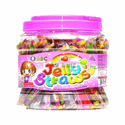 ABC Jelly Straws Frukt Smak 1 Kg