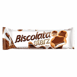 BISCOLATA Starz Melkesjokoladebelagt Kjeks 37.5 g