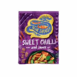En søt, smaksrik blanding av rød chili, hvitløk og risvineddik. Ferdig woksaus som tilsettes etter at kjøtt og grønnsaker er woket. Frisk sweet chilisaus smaksatt med hvitløk.