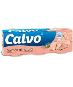 CALVO Salmon Laks Al Naturall 3x80 g