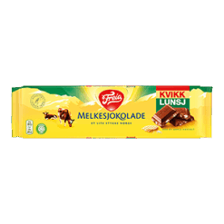 FREIA MelkeSjokolade Med Kvikklunsj 200 g