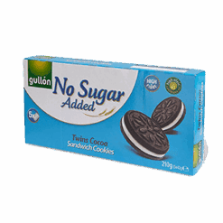 GULLON Twins Cocoa Sukkerfri Kjeks 210 g