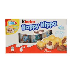 KINDER Happy Hippo Sjokolade Kjeks 5pk 103.5 g