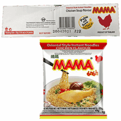 MAMA Kylling Kylling Nudler Hel Karton 55 gx24pakke