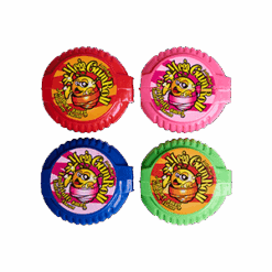 ASTROKID Mega Gum roll m jordbær 50 g
