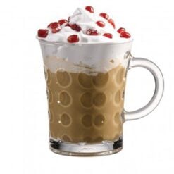 PASABAHCE Mocha Chai Glass Med hank 2 stk