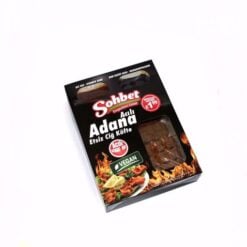Gled smaksløkene dine og omfavn en sunnere livsstil med Acili Adana Cig Køfte Vegan – et kulinarisk mesterverk som omdefinerer kunsten med det billigste . Disse kjøttbollene er laget med presisjon og lidenskap, og fanger essensen av den elskede Adana-smaksprofilen mens de forblir helt plantebaserte. Pakket i en praktisk 340g-pakke inviterer Sohbet deg til å nyte den dristige og krydrede godheten til kjøttboller i Adana-stil uten å gå på kompromiss med forpliktelsen til en vegansk livsstil.