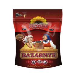 BAZARNYE Solsikkefrø er vanligvis stekt og saltet, og tilbyr en sprø tekstur og en nøtteaktig smak. BAZARNYE Solsikkefrø  perfekt for deling eller for de som liker å småspise solsikkefrø over tid.