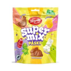 Selve smaken av påsken! Sol i fjeset, appelsin i sekken og Supermix i hånda – denne posen gjør påsken komplett!