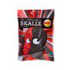Den legendariske skallen finnes ikke bare i løsgodisdisken, men også i praktiske poser. Skallene er betydelig mindre i størrelse, men smaker akkurat like godt som sin velkjente slektning. Det er uten tvil Sveriges mest kjente skalle-godteri på pose. Innholdet er helt fritt for gelatin og andre animalske tilsetninger. Sukkeret er også Fairtrade-sertifisert.