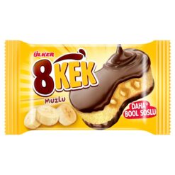 8 Banan-sjokoladekake er en deilig snack. Den er deilig med sin praktfulle kake med banan på den ene siden og sjokolade på den andre, og flytende krem ​​i midten. Ved å kombinere myk kake med fantastiske kremer, lover Dankek kakeelskere timer med glede med sitt brede utvalg. Denne kaken er perfekt for dine søte eskapader!