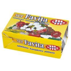 Polsk Myk saltlake-halvfet fetaost. Det smaker godt både alene og med tomater, oliven, agurk, paprika, en ingrediens i salater.