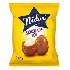 Rainforest Alliance-certified Sjokoladeegg med kremet melkefyll. Perfekt fyll til påskeegget. Sjokoladen er laget med kakao fra Rainforest Alliance-sertifiserte gårder.