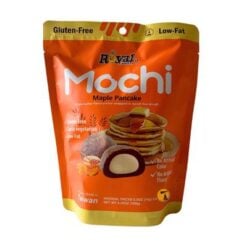 Tilfredsstill søtsuget med Royal Family Mochi Maple Pancake! Denne godbiten på fyll i myk, seig mochi-deig. Perfekt for enhver anledning og sørger for å få et smil på ansiktet ditt. (Advarsel: svært vanedannende)