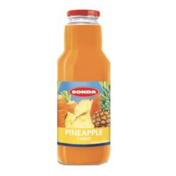 SONDA gulrot-ananas – deilige fruktsmaker som legemliggjør det beste fra naturen. Hovedfordelene med SONDA: Forpliktelse til kvalitet: Våre produkter er laget av høykvalitets moden frukt, basert på mineralvann, og fri for kunstige konserveringsmidler.