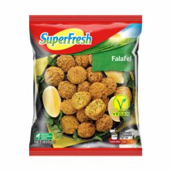 Falafel er vegetarboller eller flate kaker laget av moste kikerter. Falafler er vegetarmat med opprinnelse fra Midtøsten.