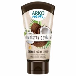Arko Nem Cream Precious Oils Kokosnøttfunksjoner og beskrivelse Med formelen som inneholder kokosnøttolje og vitamin E, fukter den, mykgjør huden din og hjelper den til å se glatt ut. Inneholder kokosnøttolje rik på vitamin K, "Arko Nem kokosnøttolje"-pleiekrem fukter huden din uten å etterlate en fet følelse takket være dens raske-absorberende formel.